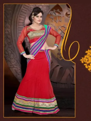 Picture of bollywood peach lehenga,lehenga choli online shopping u