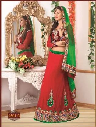 Picture of bollywood sari lehenga indian designer party dress wed,