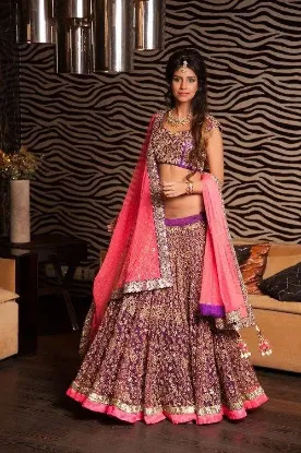 Picture of bollywood wedding lehenga choli,lehenga choli below 20,