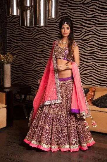 Picture of bollywood wedding lehenga choli,lehenga choli below 20,