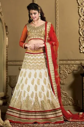 Picture of branded lehenga sari partywear designer style beautiful