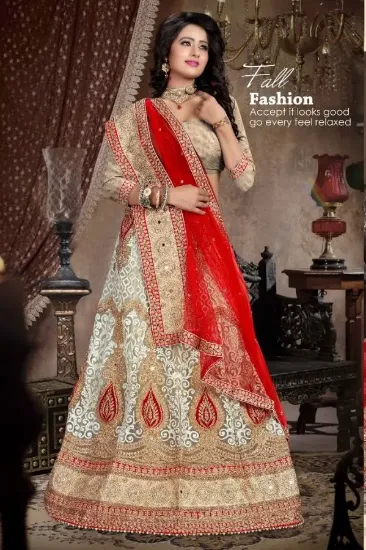 Picture of bridal designer party wear bollywood choli lehenga trad