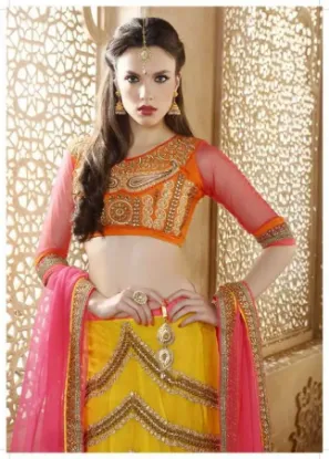 Picture of bridal dresses lehenga pakistani,top 5 lehengaschaniya,