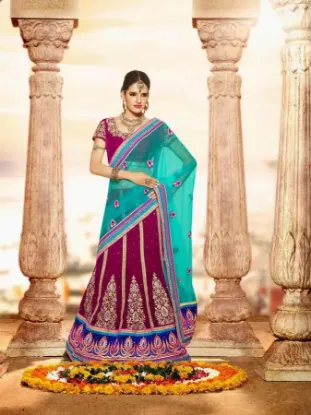 Picture of bridal lehenga 2024 design,lehenga saree bridalchaniya 