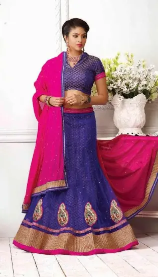 Picture of bridal lehenga 2024 in pakistan,lehenga saree at snapde