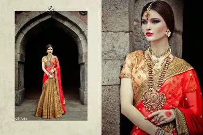 Picture of bridal lehenga 2024 pakistani,lehenga saree at myntrach