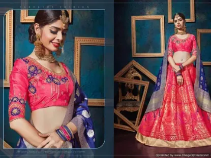 Picture of bridal lehenga 2024-16,lehenga saree designschaniya ch,