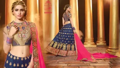 Picture of bridal lehenga actress,lehenga choli engagementchaniya,