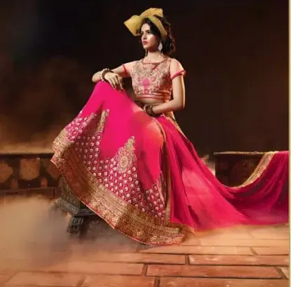 Picture of bridal lehenga ahmedabad,lehenga choli design images w,