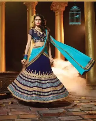 Picture of bridal lehenga app,lehenga choli dress ukchaniya choli,