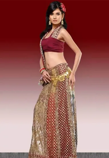 Picture of bridal lehenga at kolkata,lehenga choli express deliver