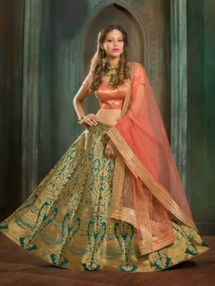 Picture of bridal lehenga below 10000,lehenga choli greenchaniya c