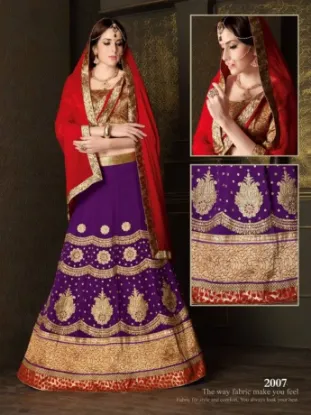 Picture of bridal lehenga below 5000,lehenga choli goldenchaniya ,