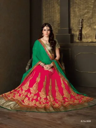 Picture of bridal lehenga blouse back designs,lehenga choli gownc,