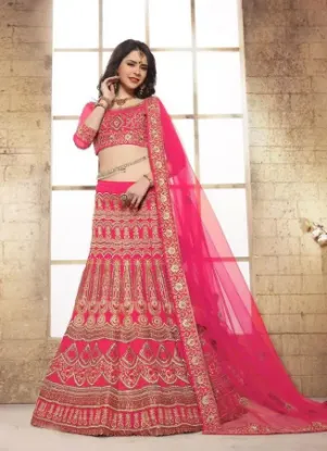 Picture of bridal lehenga bollywood indian wedding party wear uns,