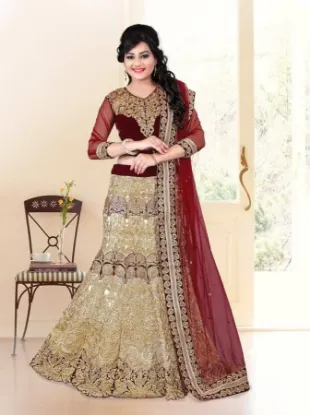 Picture of bridal lehenga choli blue lehenga bollywood lehenga ind