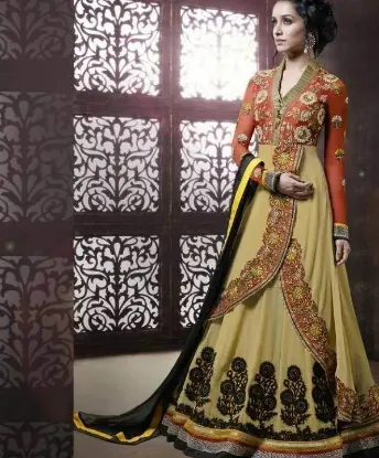 Picture of bridal lehenga choli party wear ethnic pakistani indian