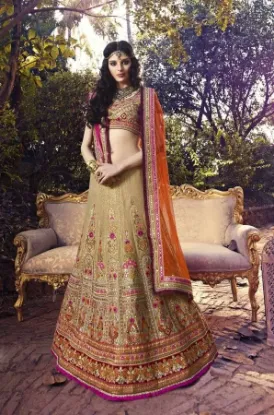 Picture of bridal lehenga for reception,lehenga choli ka designch,