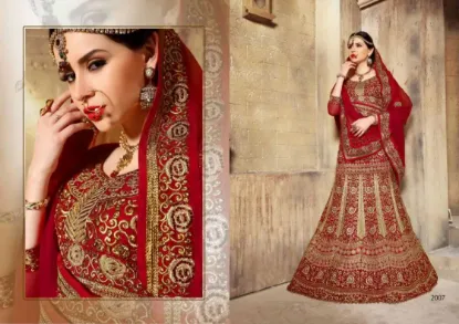 Picture of bridal lehenga for short brides,lehenga choli jackson ,