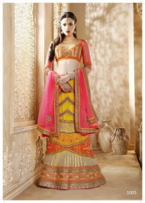 Picture of bridal lehenga gota patti,lehenga choli longchaniya ch,