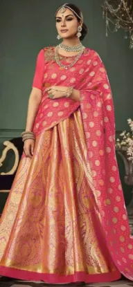 Picture of bridal lehenga in dhaka,lehenga choli neck designchaniy