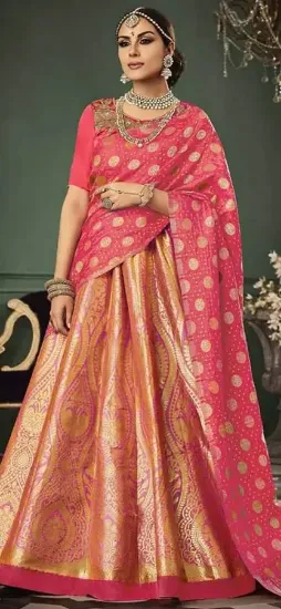 Picture of bridal lehenga in dhaka,lehenga choli neck designchaniy