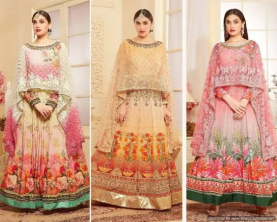 Picture of bridal lehenga jacket style,lehenga choli online shoppi