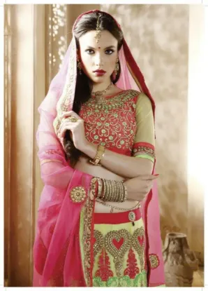 Picture of bridal lehenga jewellery,designer lehenga n cholichani,