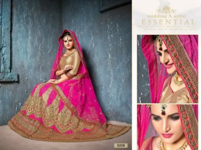 Picture of bridal lehenga jewelry,lehenga choli online chaniy,g335