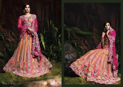 Picture of bridal lehenga manish malhotra,lehenga choli colourcha,