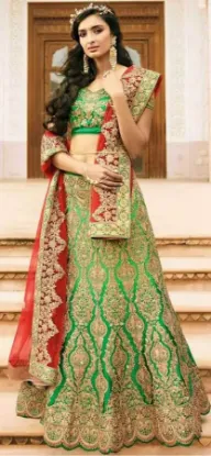 Picture of bridal lehenga modest maxi gown 2024,lehenga choli trad