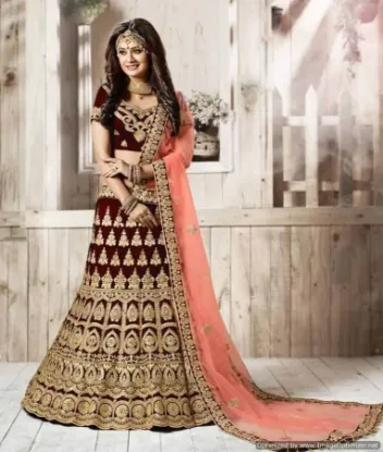 Picture of bridal lehenga on amazon,lehenga choli under 3000chaniy