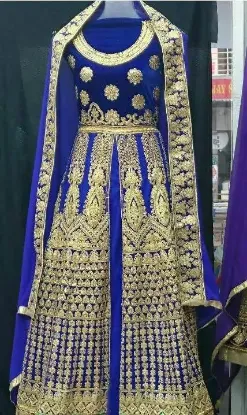 Picture of bridal lehenga patiala,lehenga choli voonikchaniya chol