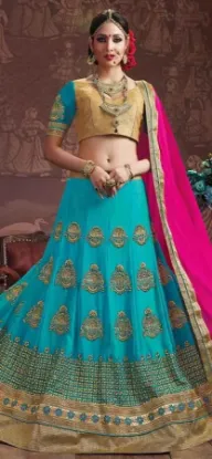 Picture of bridal lehenga range 10000,lehenga choli with beach dre