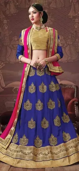 Picture of bridal lehenga red color,lehenga choli with dupattacha,