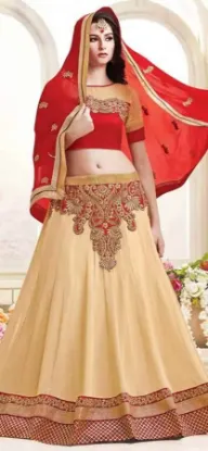 Picture of bridal lehenga shops in chandni chowk with beach dress,