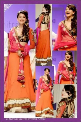 Picture of bridal lehenga trends 2024,lehenga choli 10 yearschaniy