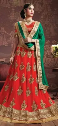 Picture of bridal lehenga under 50000,lehenga choli 3dchaniya cho,