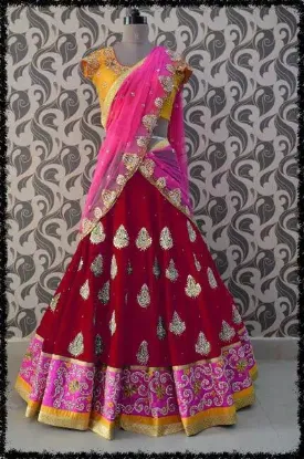 Picture of bridal lehenga upto 15000,lehenga choli 2000chaniya ch,