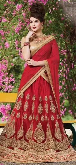 Picture of bridal lehenga voonik,lehenga choli size 36chaniya cho,