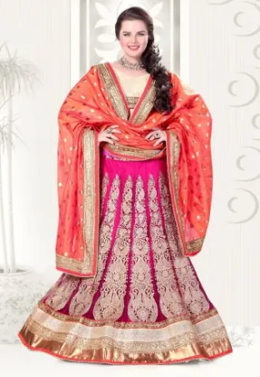 Picture of bridal lehenga voonik,lehenga choli size 36chaniya chol