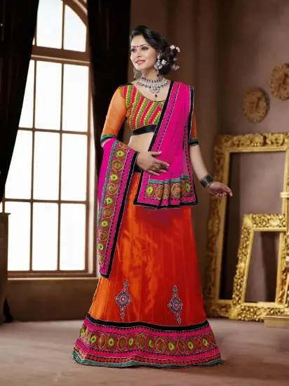 Picture of bridal lehenga with jacket,lehenga choli for 4 year gir