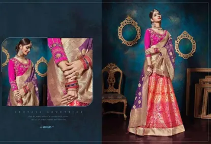 Picture of bridal lehenga zuri,7 colors lifestyle lehenga choli b,