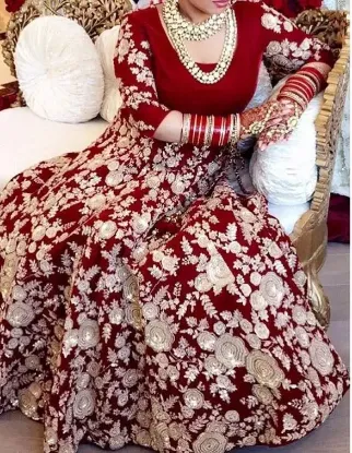 Picture of bridal wedding dress indian pakistani ethnic party wear