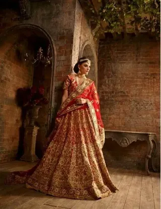 Picture of bridal wedding lehenga choli indian pakistani ethnic pa