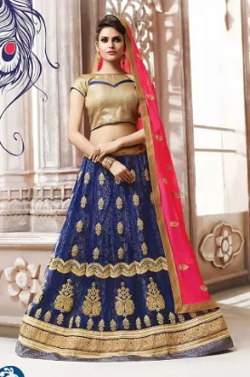 Picture of bridal wedding lehenga fancy ethnic party wear designer