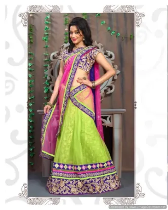 Picture of bridalwedding indian bollywood heavy embroidery lengha,