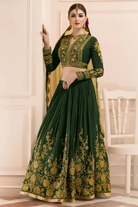 Picture of bridalwedding indian heavy lehengalengha choli anarkali