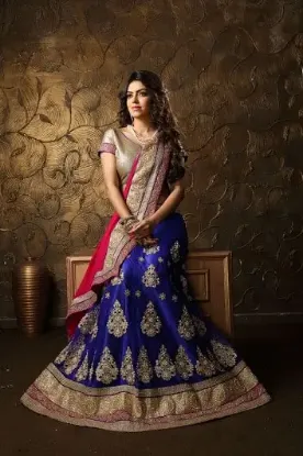 Picture of bridalwedding indian pakistani bollywood heavy lehenga,