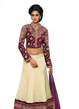 Picture of buy raw silk lehenga onlinechaniya choli,choli,lehenga,